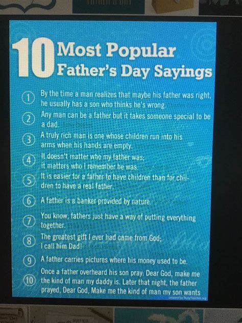 10 Most Popular Fathers Day Sayings Geaux Ask Alice