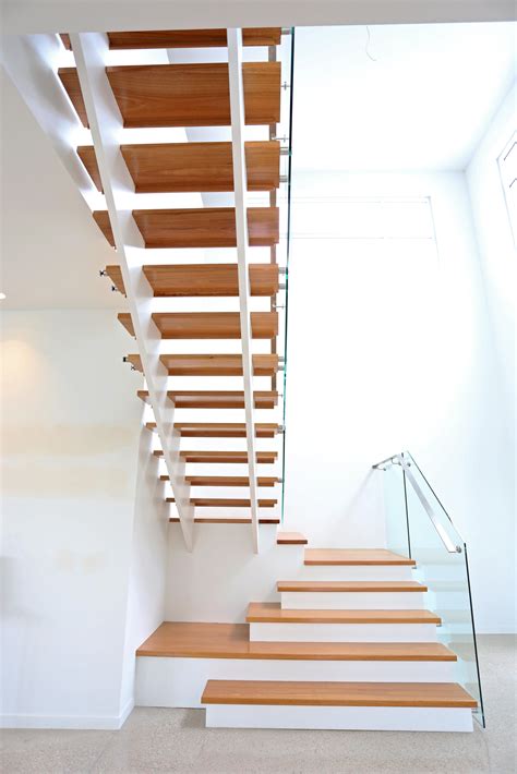 Custom Staircases Timber • Steel Spine Stairs • Sydney