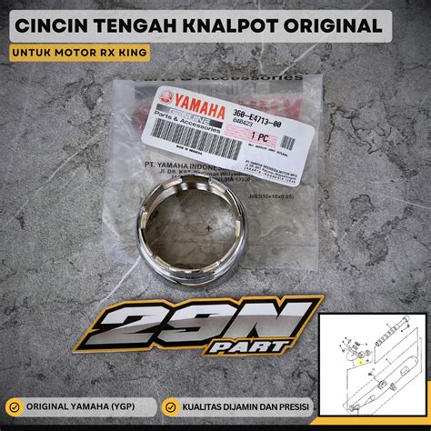 Jual MUR CINCIN SAMBUNGAN KNALPOT TENGAH RX KING RX ORIGINAL 360