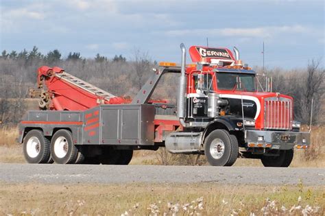 Gervais Towing Kenworth Heavy Duty Tandem Axle Wrecker Tow Truck Ottawa