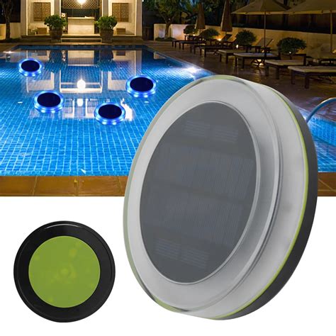 IP68 Waterproof Solar LED Swimming Pool Lights Floating Fountain Pool ...