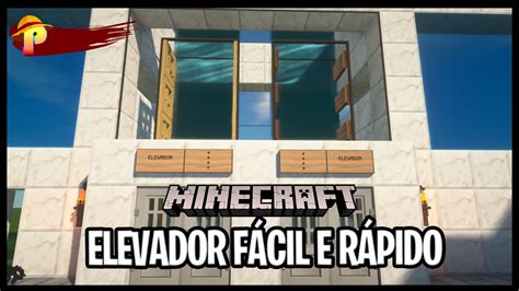 Como Fazer Elevador No Minecraft 1 16 2 Youtube