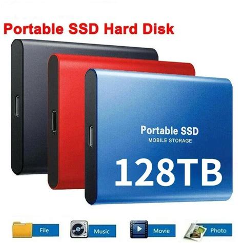 SSD Portatile 1TB 2TB Unit A Stato Solido Esterna USB 3 0 Type C Hard