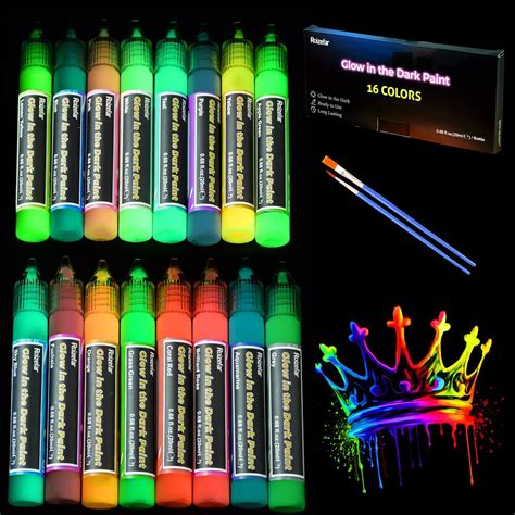 Amazon.com: Glow in the Dark Paint for Canvas: Blacklight Paint for