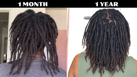 1 Year Visual Loc Journey Fine 4c Hair Started W Two Strand Twist