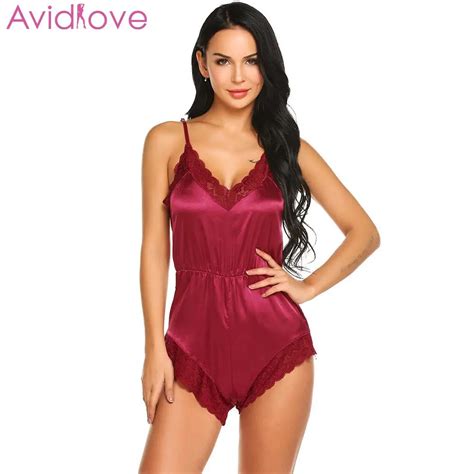 Avidlove Women Summer Spring Sexy Lingerie Lace Hot Erotic V Neck