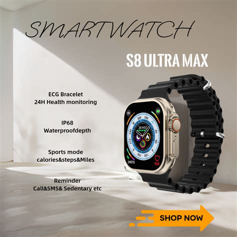 Jual Asli Smartwatch S Ultra Max Jam Tangan Pria Digital