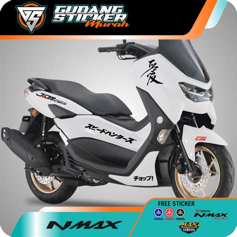 Jual STRIPING CUTTING YAMAHA ALL VARIANT NMAX TULISAN JEPANG EDISI JDM