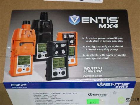 Ventis MX4 Gas Detector - Roller Auctions