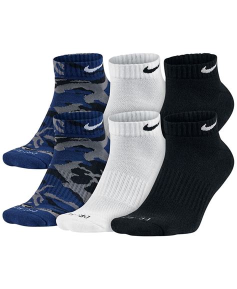 Nike Mens 6 Pk Low Cut Cushioned Socks Macys