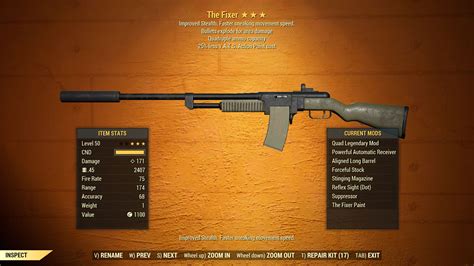 Buy Quad Explosive The Fixer In Fallout Items Offer