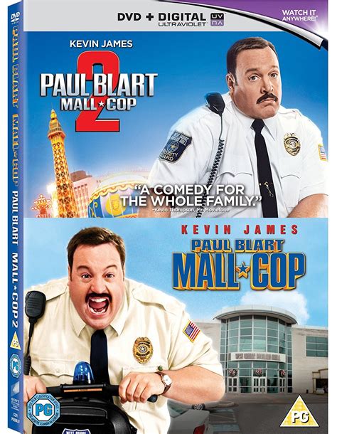 Paul Blart Mall Cop 1 And 2 Dvd 2017 Kevin James