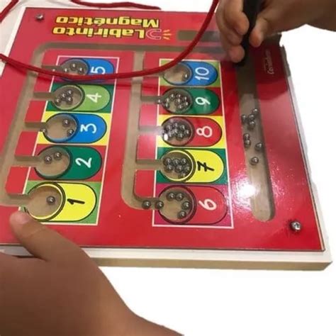 Brinquedo Jogo Educativo Labirinto Magnético Carimbras Frete grátis