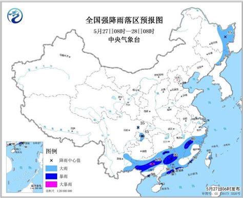 江南华南等地仍有较强降雨 北方有大风降温沙尘天气