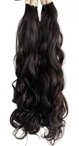 Cabelo Humano Natural Leves Ondas Virgem Gramas A Cm