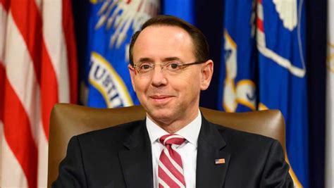 Deputy Ag Rod Rosenstein Submits Resignation Letter To White House