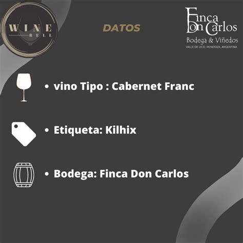 Vino Finca Don Carlos Linea Kilhix Cabernet Franc Caja X U Wine Bell