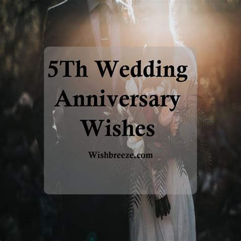 230 5th Wedding Anniversary Wishes And Messages WishBreeze