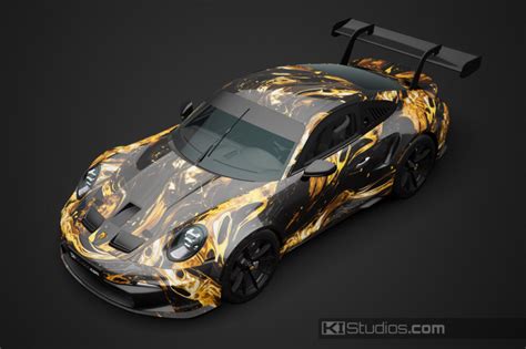 Porsche Racing Livery Wrap Molten Ki Studios