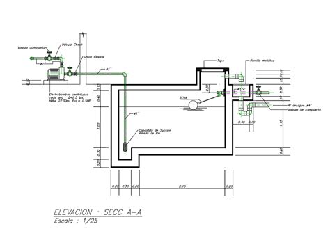 Cisterna En AutoCAD Descargar CAD 46 86 KB Bibliocad