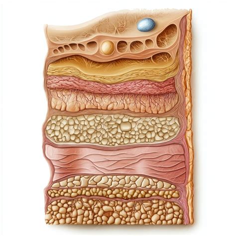 Human Skin Anatomy Layers Explained | Premium AI-generated image