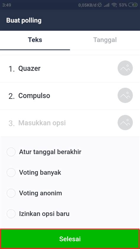 Cara Mudah Membuat Polling Di Line Inwepo