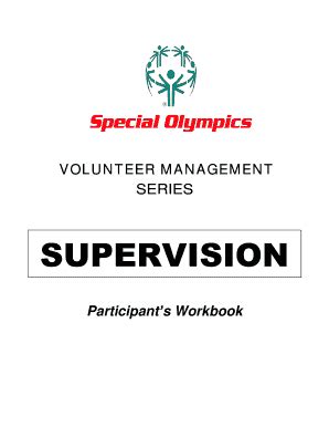 Fillable Online Media Specialolympics Volunteer Management Series