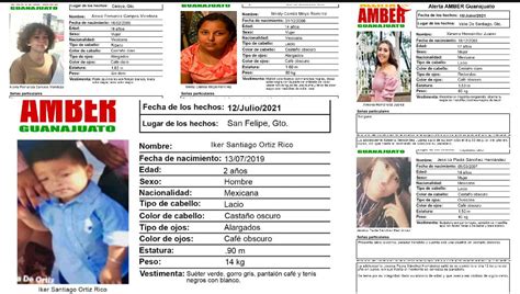 Activan Alerta Amber Por 5 Menores Desaparecidos En Guanajuato