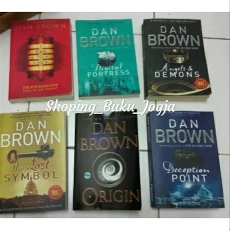 Jual Paket Buku Dan Brown Davinci Code Origin Angels And Demond The