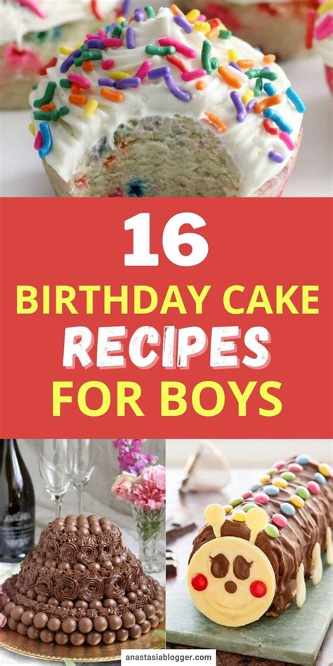 18 Boys Birthday Cake Ideas For All Ages Recipe Unique Birthday