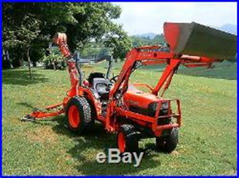 Kubota B7510 Tractor With Kubota Front End Loader And Backhoe LOW