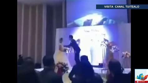 Exponen A Novia Infiel En Plena Boda Novio Proyecta Video íntimo Youtube