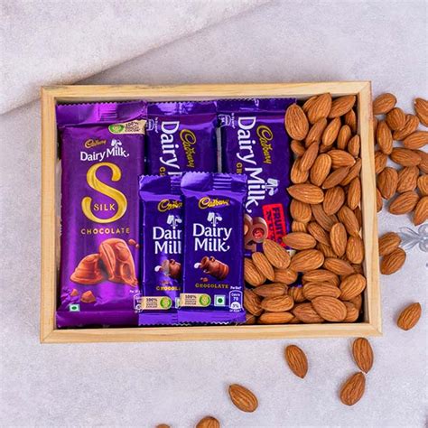 Send Box of Dairy Milk Chocolate with Almonds Online - GAL23-111044 ...