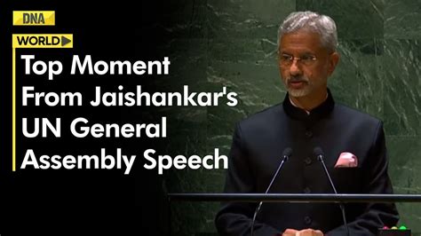 Namaste From Bharat Eam S Jaishankar Takes Centre Stage At Th Un