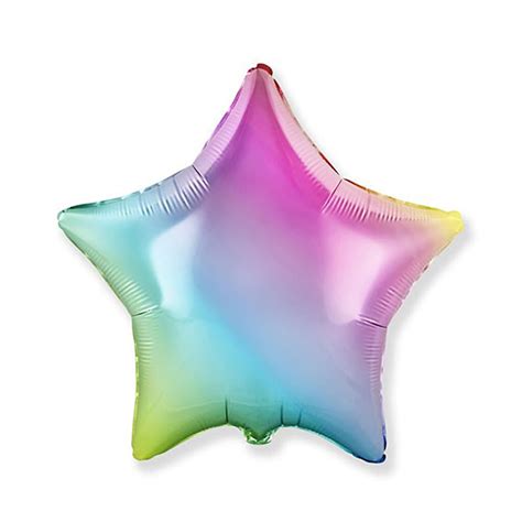 Folienballon Stern Rainbow Pastell Ballon Discount Schl Sser