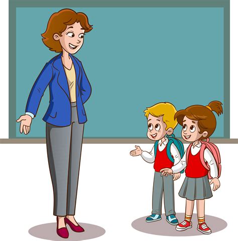 Students And Teacher In Classroom Vector Illustration 12576659 Vector