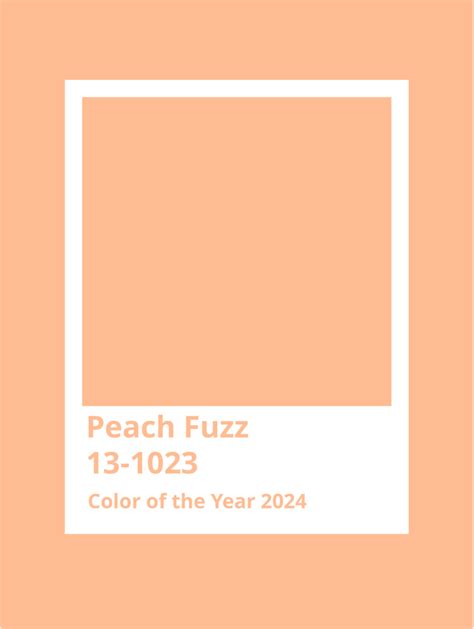 ‘peach Fuzz Named Pantone Of The Year 2024 Eji