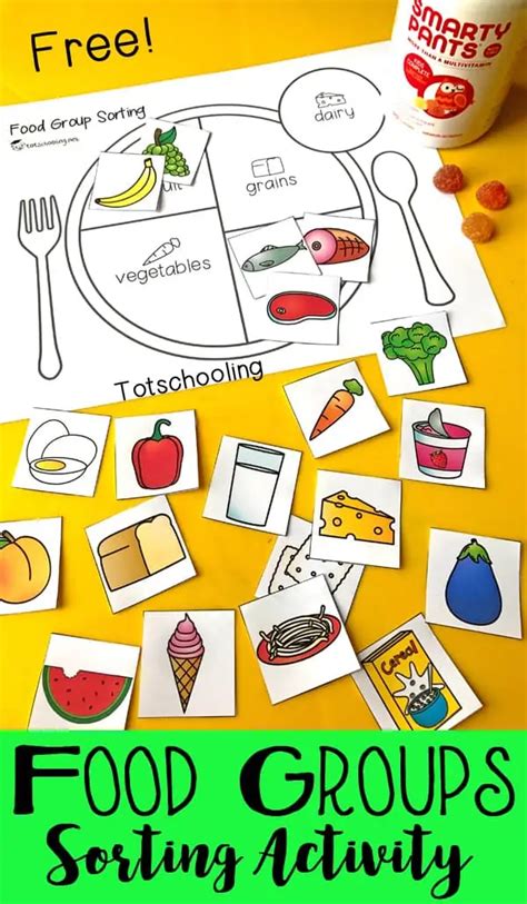 Free Food Pyramid Resources: Printables, Crafts & Activities