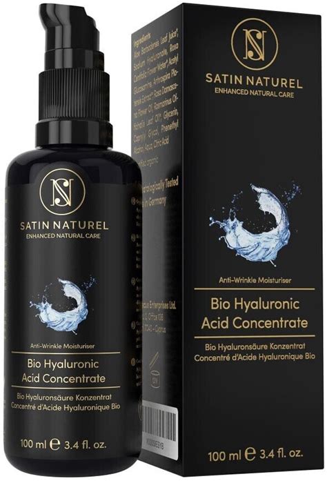 Satin Naturel Bio Hyaluronic Acid Concentrate Anti Wrinkle Moisturiser