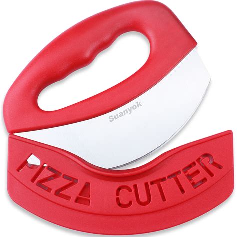 Suanyok Premium Pizza Cutter And Dough Chopping Knife Stainless Steel