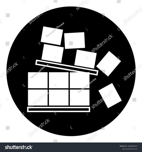 stack correctly symbol sign vector illustration stock vector royalty