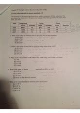 Econ Exam Pg Multiple Choice Questions Points Each