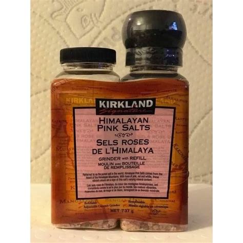 Kirkland Signature Himalayan Pink Salt 26 Oz Grinder With Refill