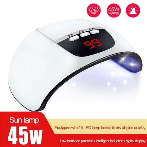 SUMDUINO 54w Manicure Phototherapy Lamp Nail Lamp Intelligent Induction