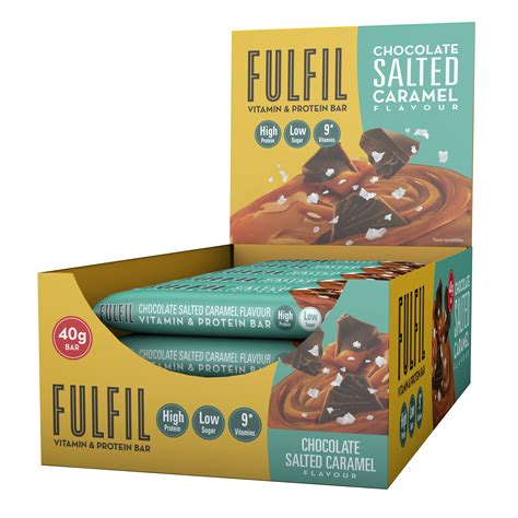 Fulfil Chocolate Salted Caramel Protein Bar X G Bars High