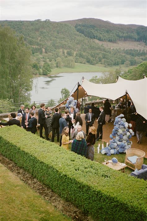 Gown by The Row + Coat by Jesus Peiro | Wedding in Scotland