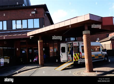 England Lincoln County Hospital Entrance Sign City Nhs Hi Res Stock