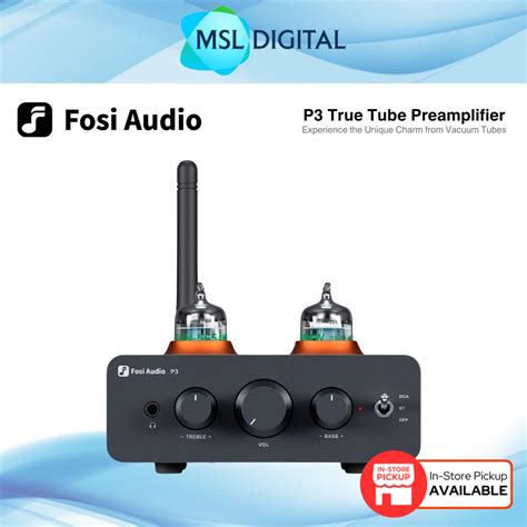 Fosi Audio P True Tube Preamplifier Ideal Partner To V Bass And