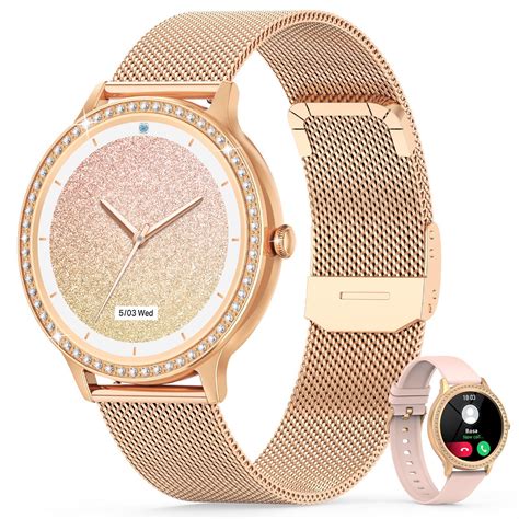 Zkcreation Smart Watches For Women Call Receive Dial Smart Watch For Android With Talk And