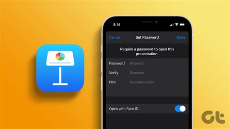 Slik Legger Du Til Passord Til Keynote Presentasjon P Iphone Ipad Og